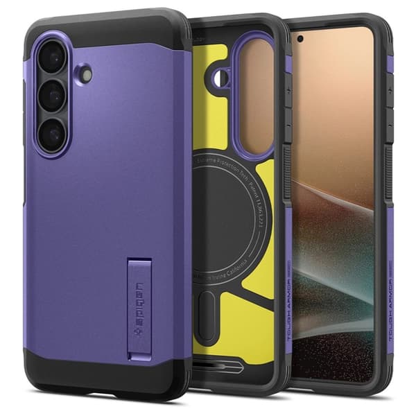 Spigen Mobilskal För Galaxy S26 Plus MagSafe Tough Armor - Ash Violet Lila