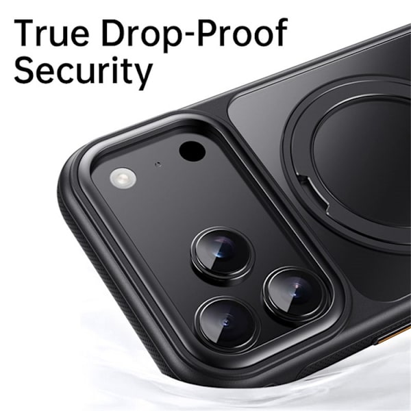 Mobilskal till iPhone 17 Pro MagSafe Kickstand TPU PC - Vit Vit