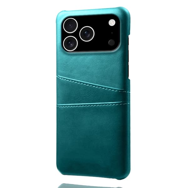Mobilskal till iPhone 17 Pro Korthållare Dual - Grön Grön