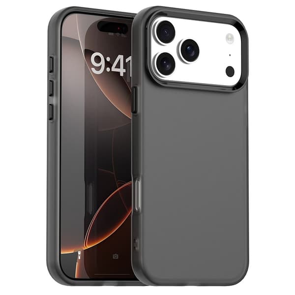 Mobilskal till iPhone 17 Pro Matte Anti-Drop - Svart Svart