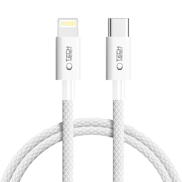 Tech-Protect USB-C til Lightning Kabel Ultraboost 1m - Grå Grå