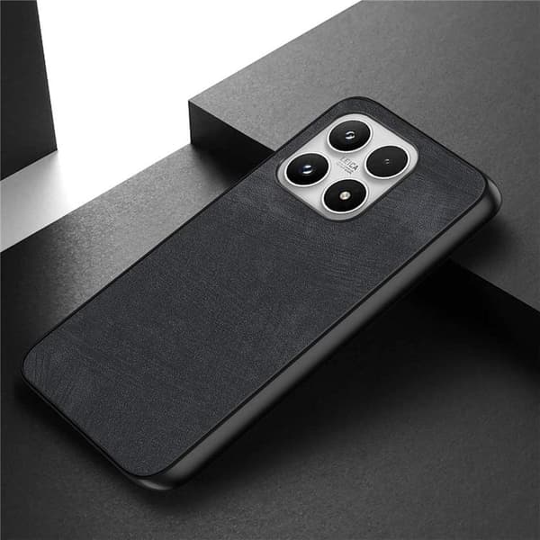 Mobilskal för Xiaomi 17 Retro Läder Shockproof Slim Svart