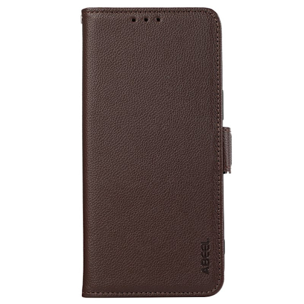 ABEEL Mobilskal till iPhone 12 Pro Max Litchi Textur RFID-Skydd Brun