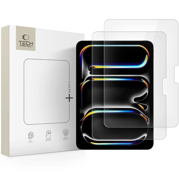 Tech-Protect [2-Pack] iPad Pro 11" Härdat Glas Skärmskydd Transparent