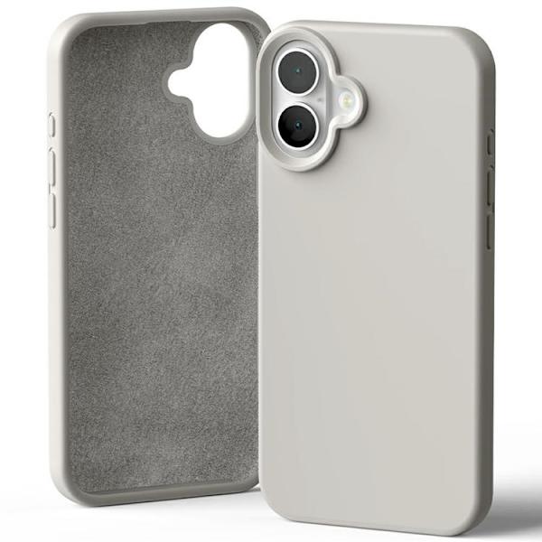 Mercury Mobilskal till iPhone 16 Plus Silikon - Sten Beige