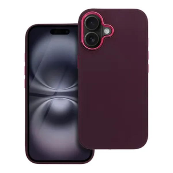 Telefontaske til iPhone 16 Frame - Lilla Lila