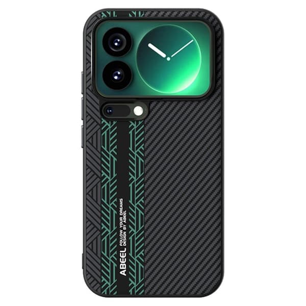 ABEEL Mobilskal till Xiaomi 17 Pro PC TPU Aluminium PU Läder - Textur 2
