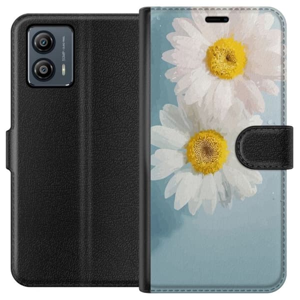 Plånboksfodral till Motorola Moto G53 med Sommarblommor