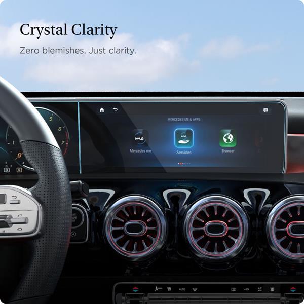Spigen Glas.tr '' EZ-Fit '' Hærdet glas Mercedes A-Klasse 2020/20