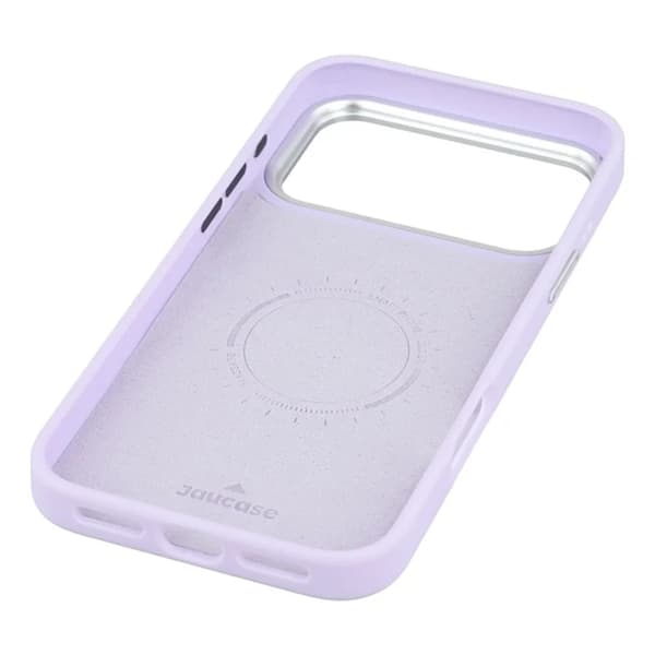 JAUCASE Mobilskal till iPhone 17 Pro Max Magsafe Snake Texture - Lila Lila
