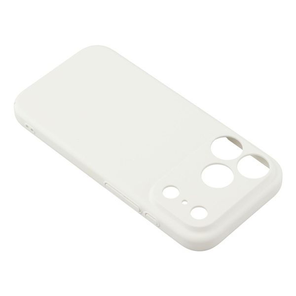 Mobilskal till iPhone 17 Pro Max Skin-Touch Rubberized - Vit Vit