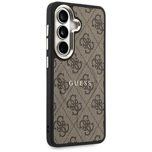 Guess Mobilskal För Galaxy S26 MagSafe 4G Embossed Ring - Brun Brun