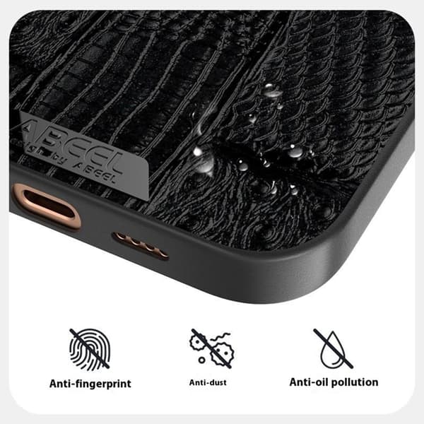 ABEEL Mobilskal till iPhone 16 Pro Max MagSafe Äkta Läder Brun