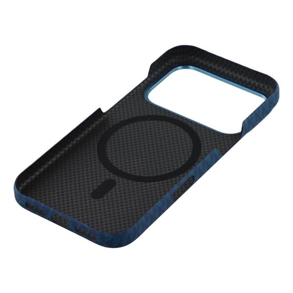 Mobilskal till iPhone 17 Pro MagSafe Carbon Fiber Blå