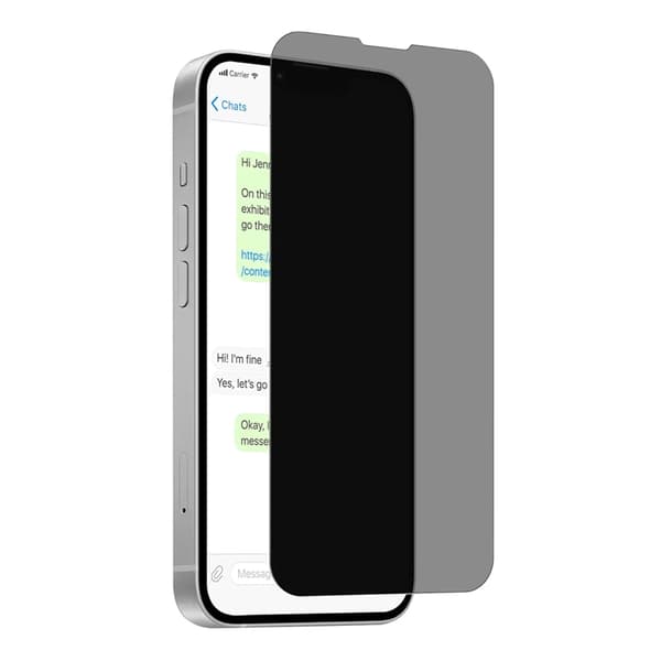 Puro iPhone 16E Härdat glas Skärmskydd Privacy - Svart