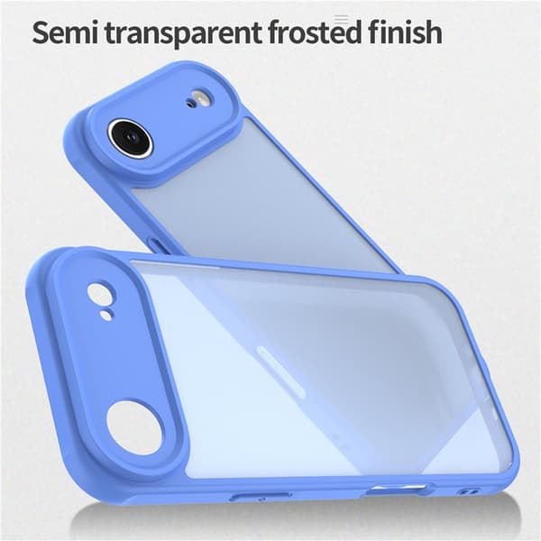 Mobilskal till iPhone Air Frostade krockkuddar Drop Proof - Blå Blå