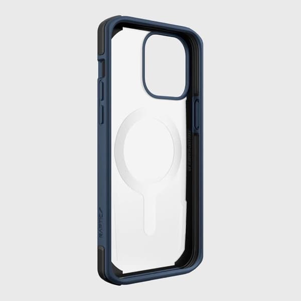 Raptic iPhone 14 Pro Max -kotelo Magsafe Secure Armored - Sininen Blå