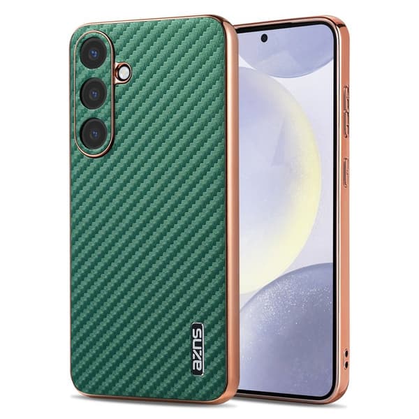 AZNS Mobilskal för Samsung Galaxy S26 Plus PU + TPU - Grön