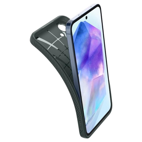 Spigen Galaxy A55 5G Mobile Cover Liquid Air - vihreä