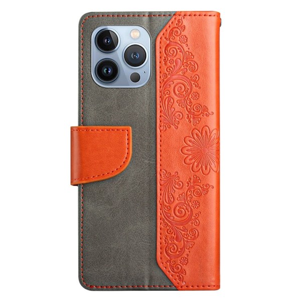Fjärilar iPhone 13 Pro Max Plånboksfodral - Orange