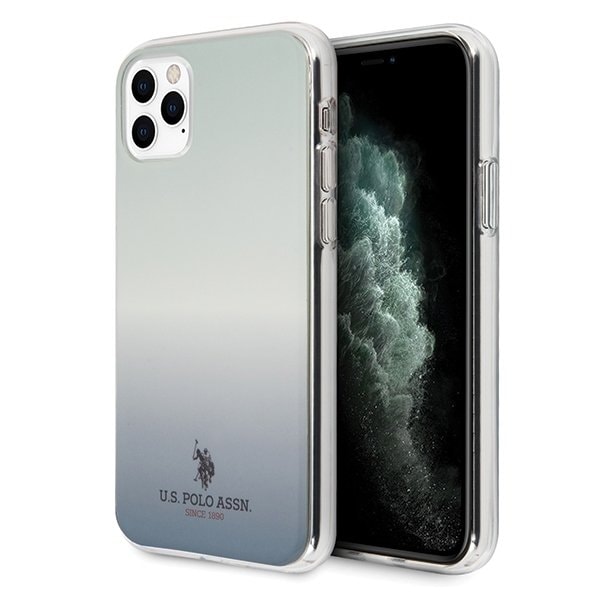 U.S. Polo Assn. Gradient Pattern Collection iPhone 11 Pro Blå Blå