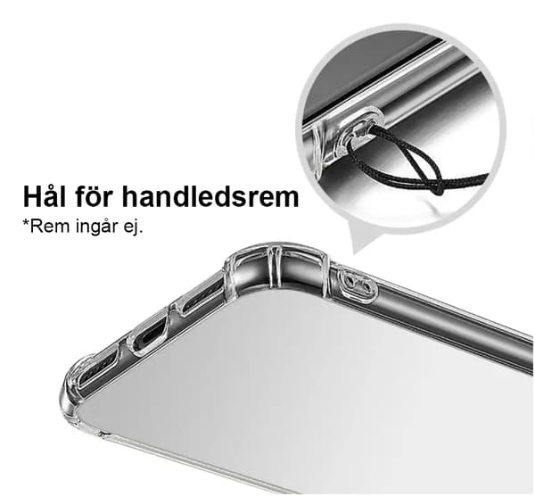 Holdbart bomstødsikkert dæksel til Samsung Galaxy S21 Plus (NR) Transparent