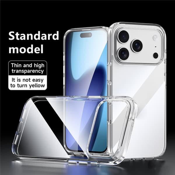 SULADA Mobilskal till iPhone 17 Pro Crystal TPU+PC - Clear Transparent