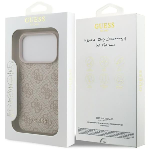 Guess Mobilskal till iPhone 17 Pro 4G Classic - Rosa Rosa