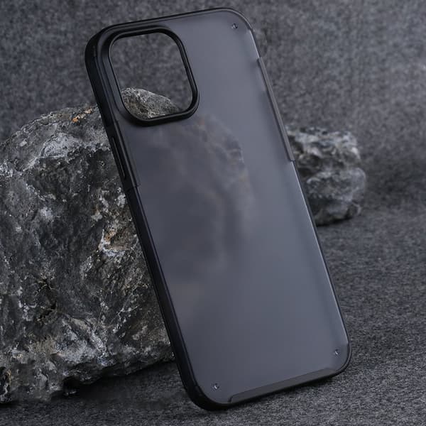X-LEVEL Mobilskal till iPhone 12/12 Pro PC+TPU Svart