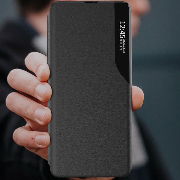 Eco Læder View Cover Galaxy A14 5G - Sort Black