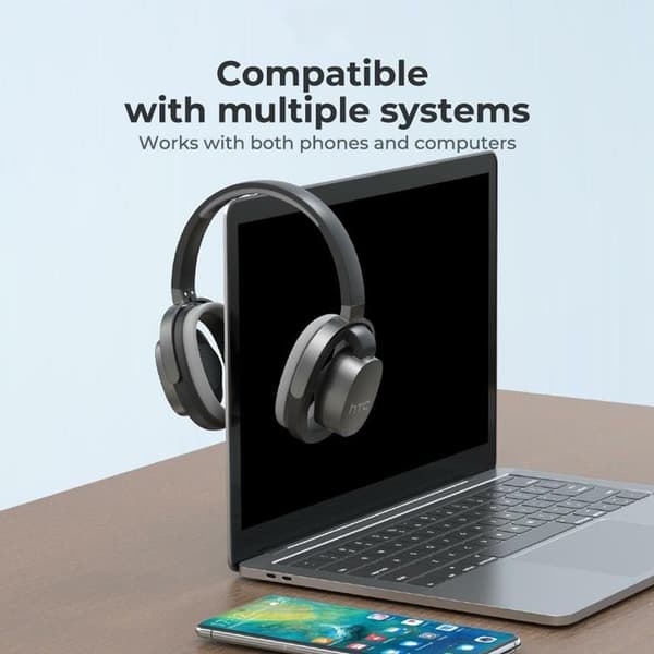 HTC Over-Ear Trådlösa Hörlurar Bluetooth Gaming HP07 Svart