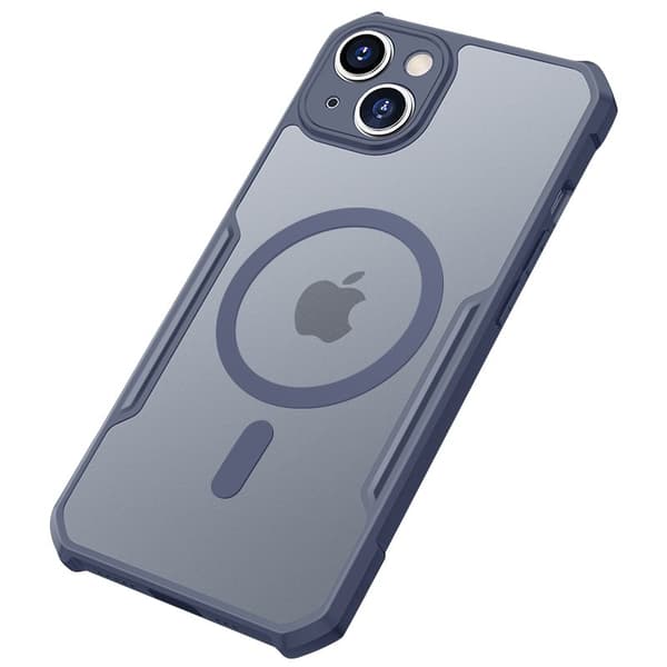 XUNDD iPhone 14 Skal MagSafe, Akryl + TPU, Mörklila