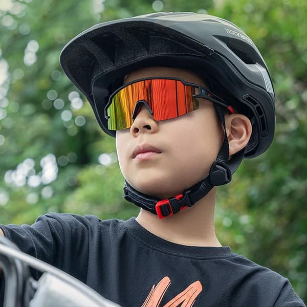Rockbros Cykelglasögon för Barn Polariserade UV-skydd Grå