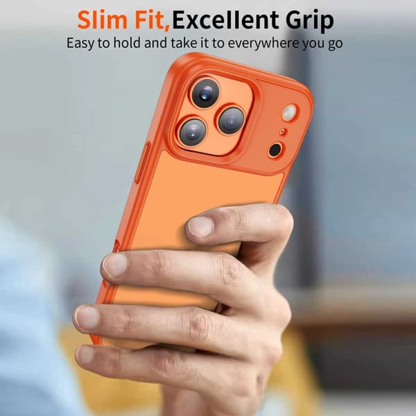 Tech-Protect telefonetui til iPhone 17 Pro Matte - Kosmisk Orange Orange