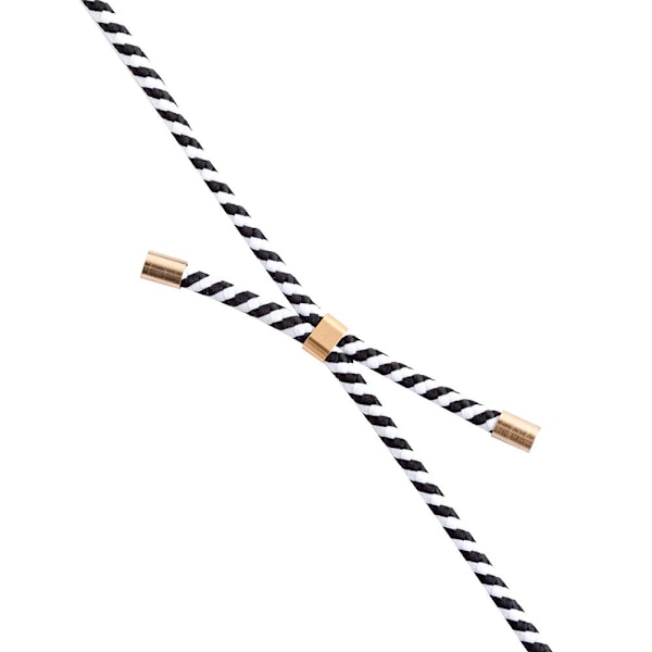 Boom Halsbandsrem Rope - White Stripes