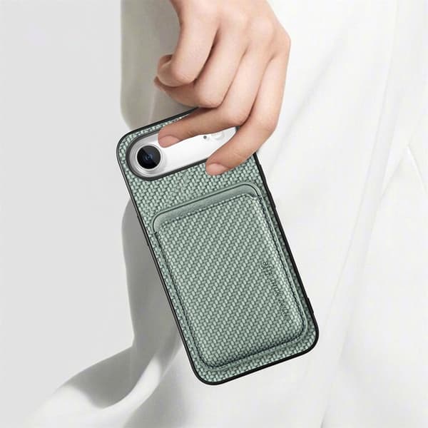 Mobilskal till iPhone Air Detachable Korthållare - Grön Grön
