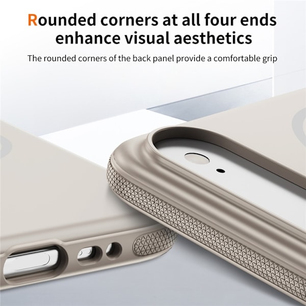 Mobilskal till iPhone Air MagSafe PC + TPU Shockproof - Grå Grå