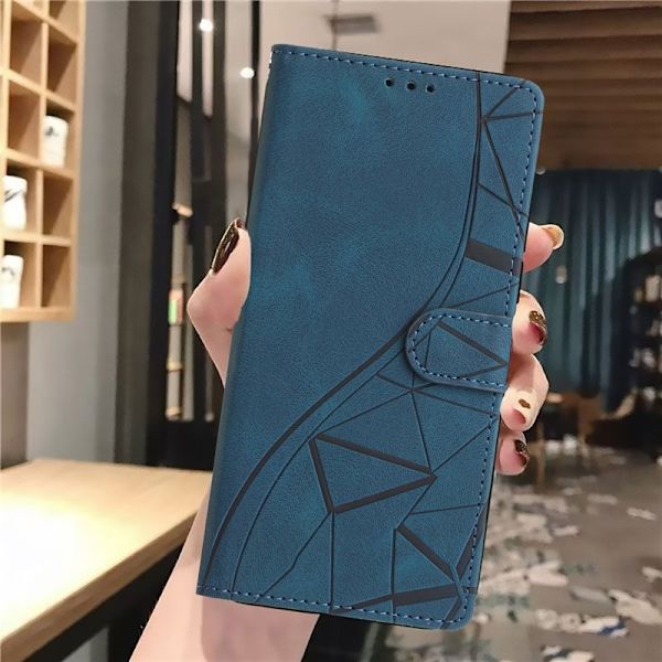 Samsung Galaxy A57 Plånboksfodral Konstläder - Blå