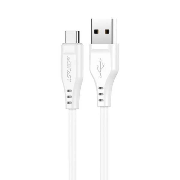Acefast USB-A til USB-C Kabel 1,2m - Hvid