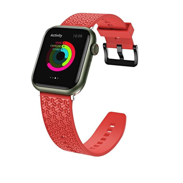 Apple Watch 4/5/6/7/SE (42/44/45mm) Armband - Röd