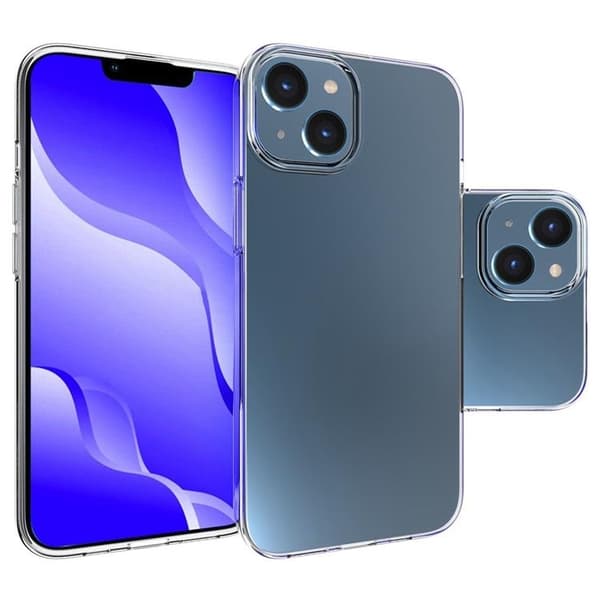 Ultratunnt iPhone 14 Plus Skal Mjukplast - Transparent Transparent