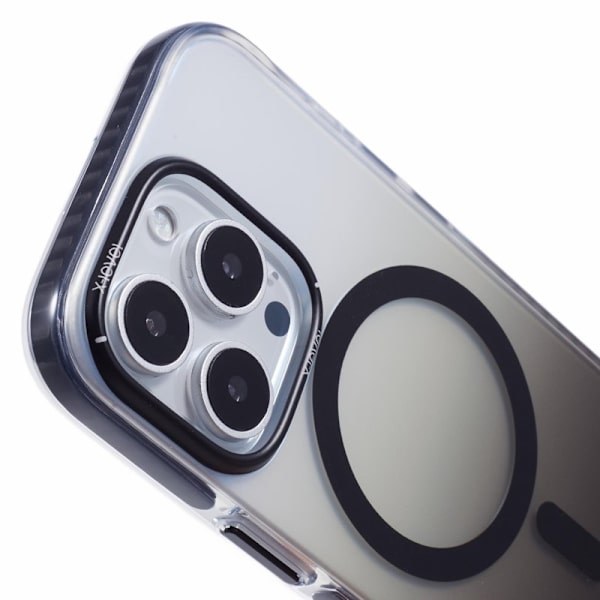 X-LEVEL Mobilskal till iPhone 16 Pro Max MagSafe TPU Gradient Svart