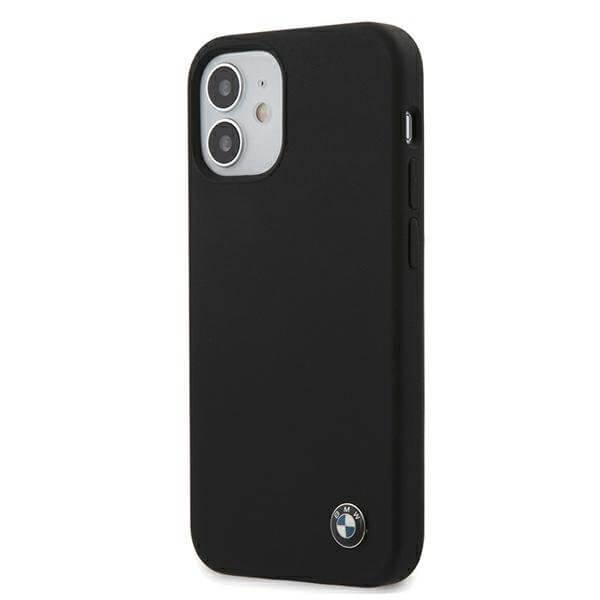 BMW Case Silicone Signature iPhone 12 mini 5.4 "Case Black Black