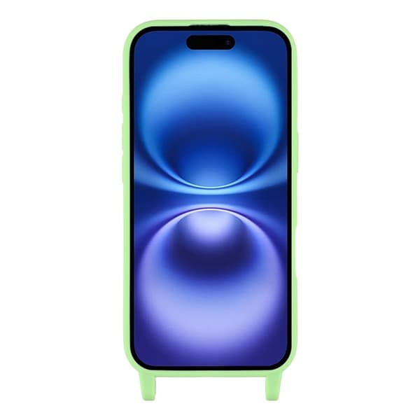 Mobilskal till iPhone 17 TPU med Hål för Rem - Grön Grön