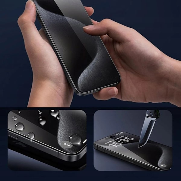 Tech-Protect [2-Pack] iPhone 16 Pro Max/17 Pro Max Härdat Glas Skärmskydd Transparent