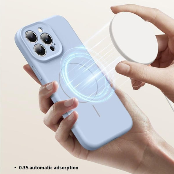 Mobilskal till iPhone 16 Pro Magafe med Camera Touch Control - Gul Gul