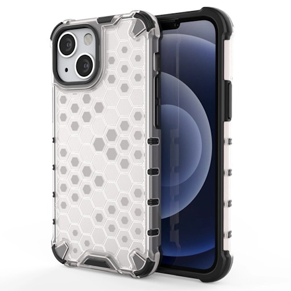 Mobilskal till iPhone 13 mini Honeycomb Armor - Vit Vit