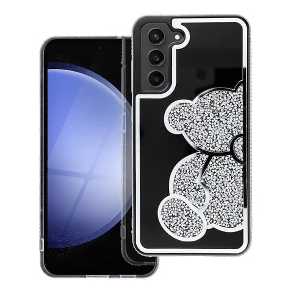 Telefontaske til Galaxy S25 Ultra Bamse - Sølv Silver