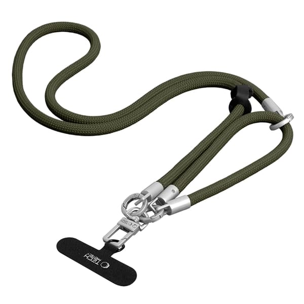 Tech-Protect Mobilrem Crossbody Och Wrist C10S - Olive Grön/Titanium Grön