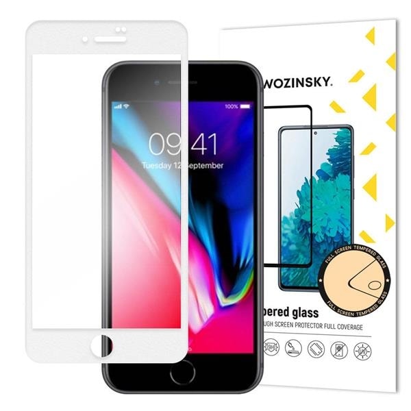 Wozinsky Full Glue Härdat Glas Skärmskydd  iPhone 7/8/SE 2020 Vit